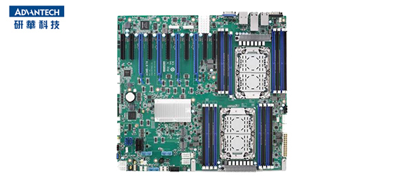 研华ASMB-976i服务器主板支持双路Intel至强3代处理器4张GPU显卡